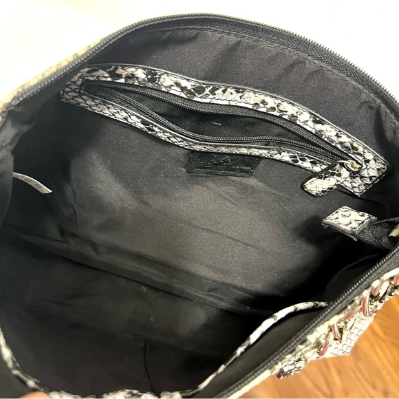 SOFIA VERGARA SNAKE SKIN  CHANE SHOULDER BAG  Created for Macy's - Picture 13 of 14